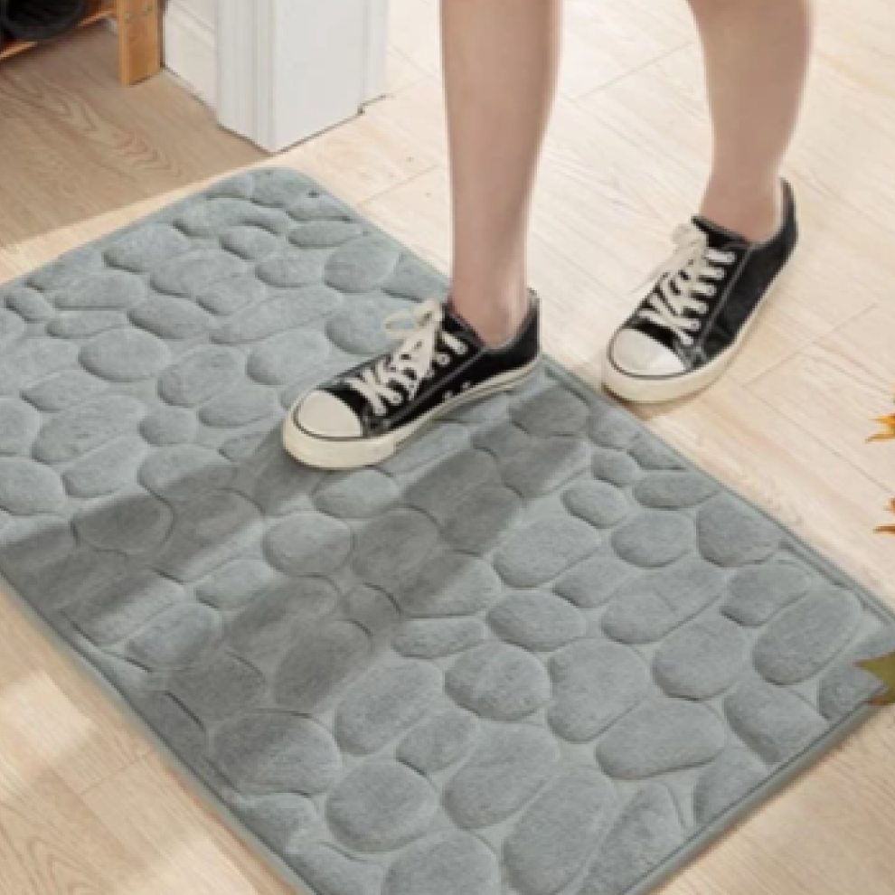 鵝卵石造型地墊